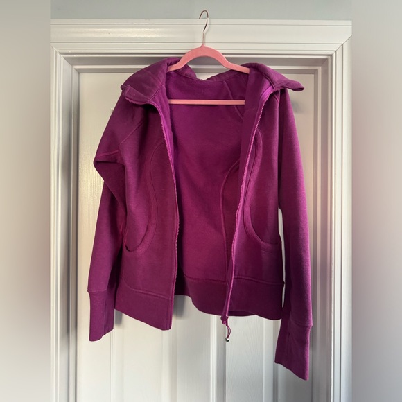 lululemon athletica Tops - NWOT Lululemon Pink Scuba Hoodie Womens Large